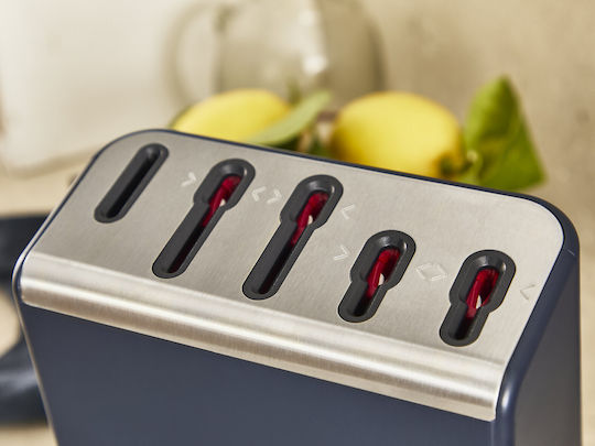 Tefal Ever Sharp Σετ Μαχαίρια με Βάση από Ανοξείδωτο Ατσάλι 5τμχ