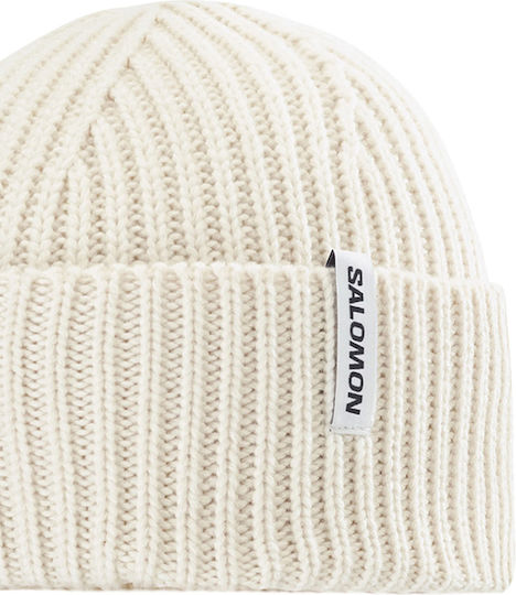 Beanie Women's Knitted Beanie in White Colour