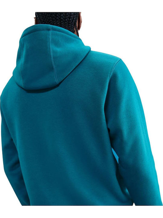 Sportswear Club Fleece Sweatshirt with Hood Turquoise