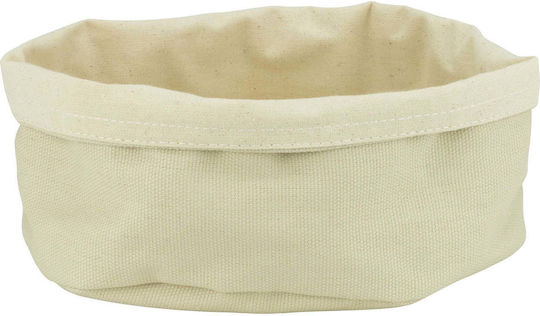 Set 6 Oval Textile Baskets Bread Fruit Culinaro 25x18x12cm Cream