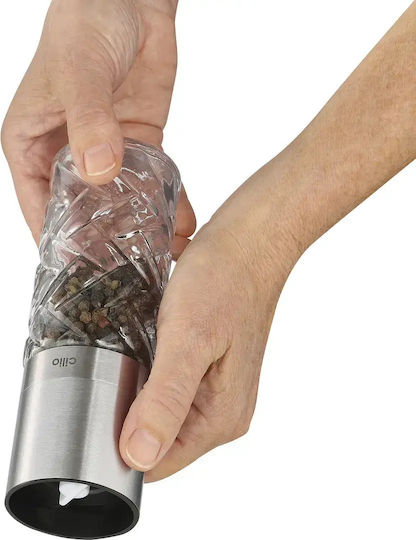 Cilio Râșniță Manuală de Piper din Sticlă 16cm