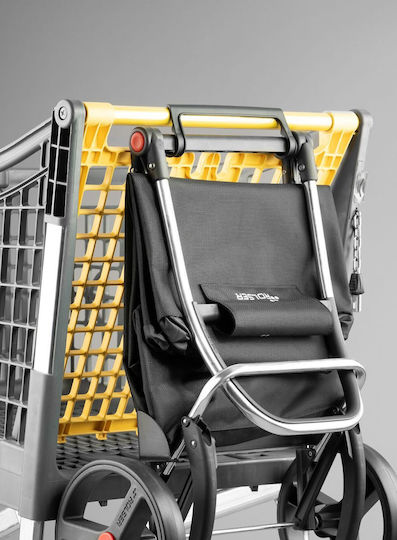 I-max Stoff Einkaufswagen Klappbar Burgundisch 43cm