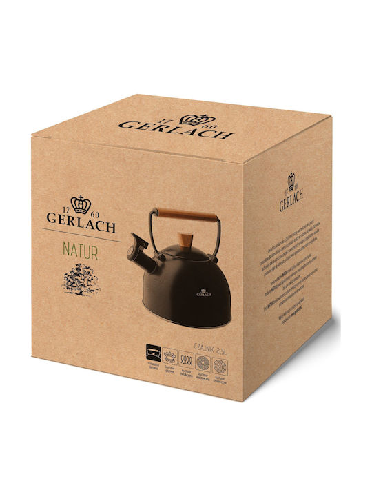 Gerlach Кетъл Неръждаем Сив 2500ml