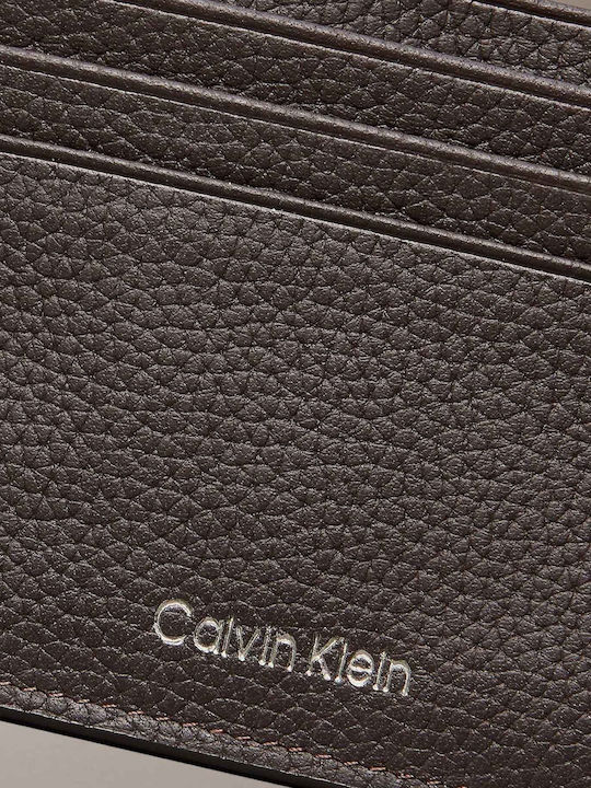 Foil Prägung Herrenbrieftasche Karten Braun
