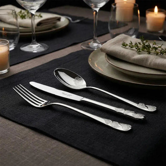 Belo Inox Zwieger Besteckset Edelstahl Silber 24 Stück