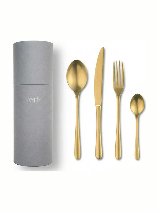Verlo Gold Stainless Steel Cutlery Set 24 Pieces