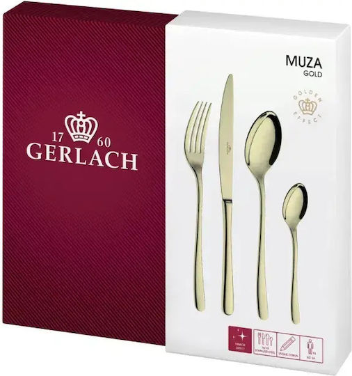 Gerlach Gerlach Besteckset Gold 24 Stück