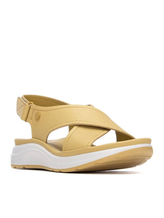 Γυναικεία Ανατομικά Σανδάλια Sporty Κίτρινα