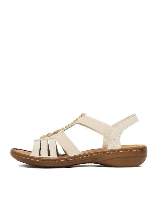 Women's Flat Sandals White