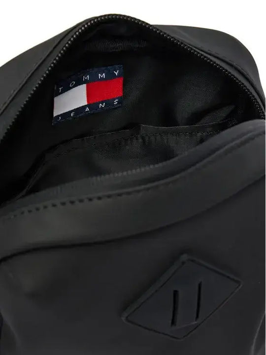Reporter Leather Men's Shoulder / Crossbody Bag Black