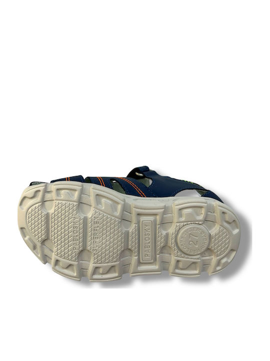 Sandale Tip Pantof Anatomici Albastre