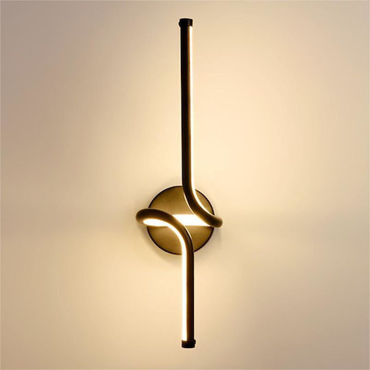 Home Lighting Serpentina Lampă De Perete LED Neagră Home Lighting Serpentina Lampă De Perete LED Neagră