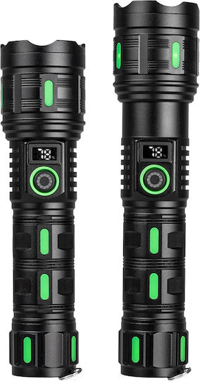 Vayox Wiederaufladbarer LED Taschenlampen IP44 mit Maximaler Helligkeit 1200 Lumen