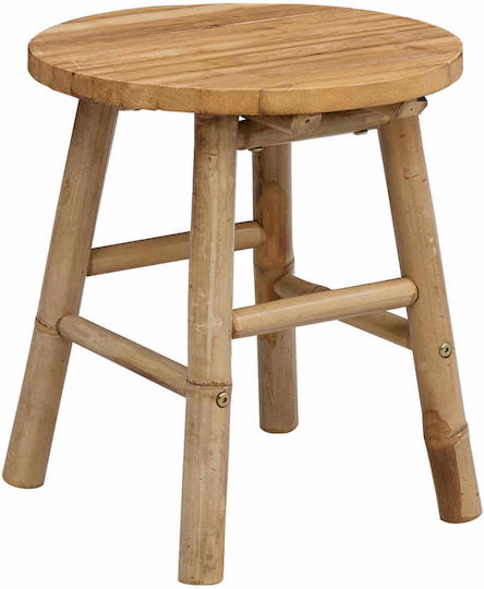 vidaXL Outdoor Chair Bamboo Natural 38x38x42cm
