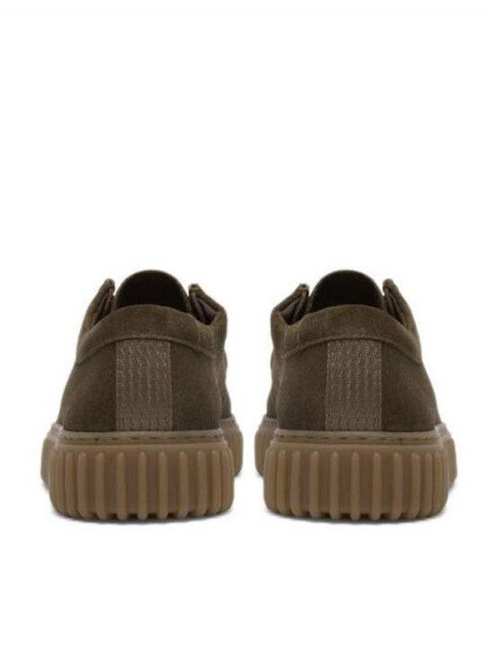 Casual Torhill Lo Suede Herren Mokassins in Grün Farbe