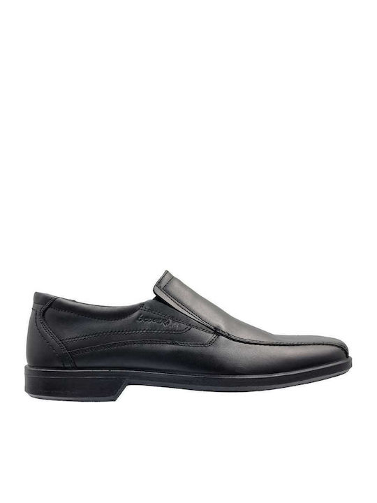 Leather Men's Moccasins in Black Colour