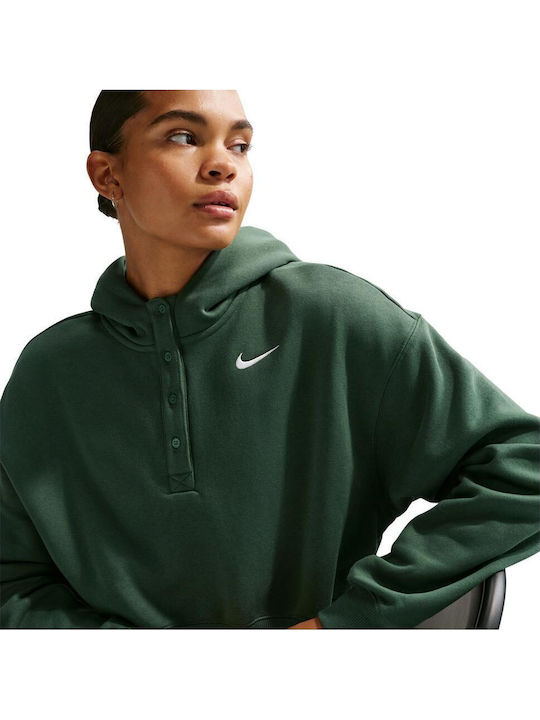 Sportswear Phoenix Long Women's Sweatshirt Hooded Green