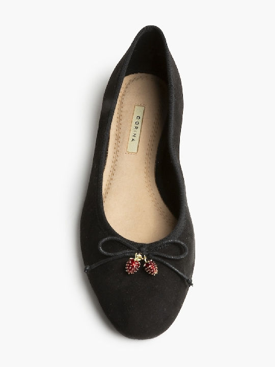 Women's Ballerina Shoes in Black Colour