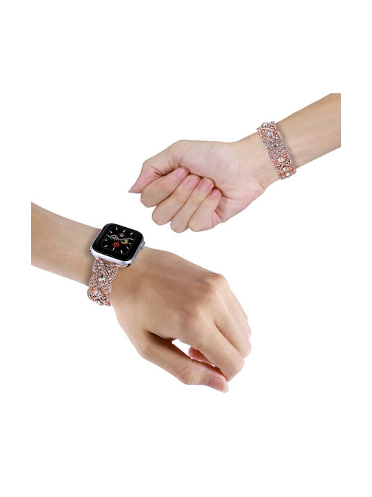 Curea Roz Aurie (Realme Watch 5)