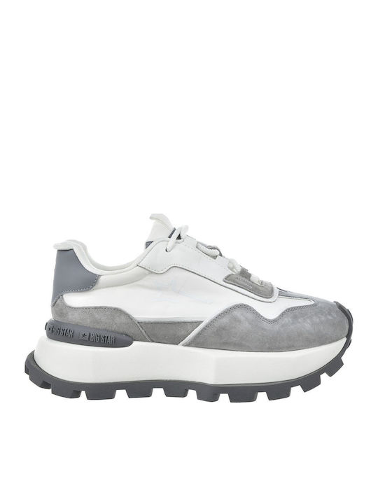 Damen Sneakers Hellgrau / Weiß