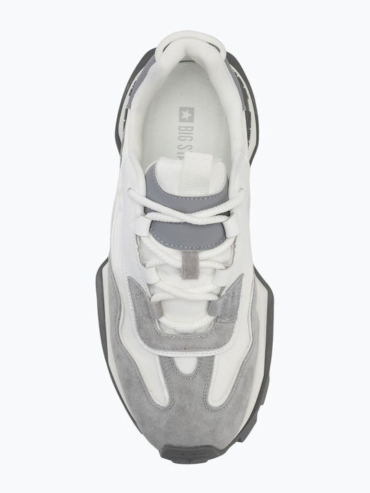 Damen Sneakers Hellgrau / Weiß