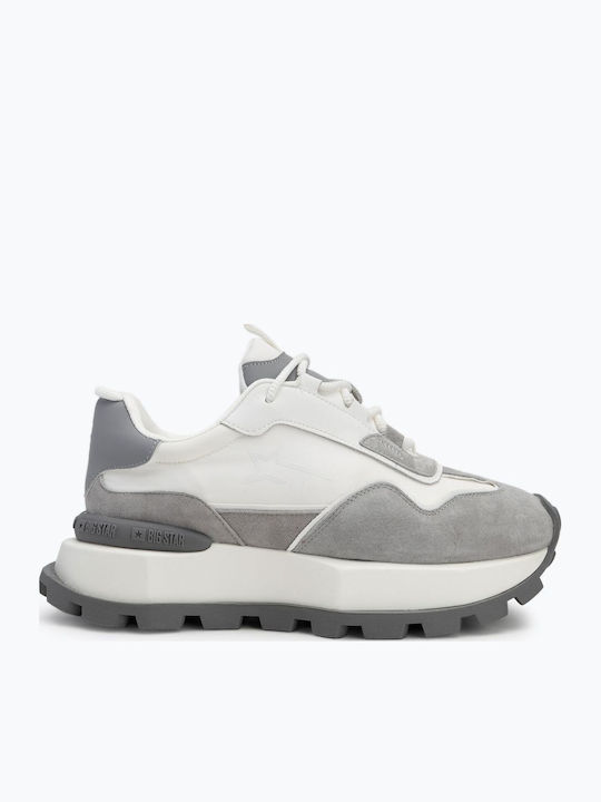 Damen Sneakers Hellgrau / Weiß