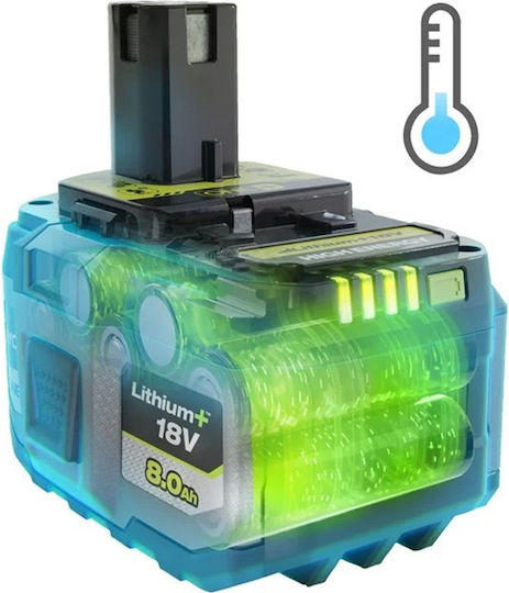 Ryobi Μπαταρία Εργαλείου 18V με Χωρητικότητα 8Ah One+