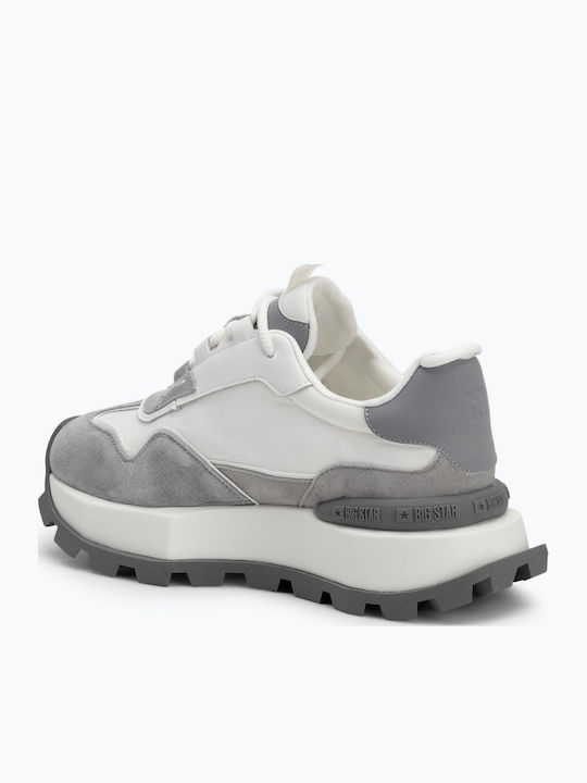 Damen Sneakers Hellgrau / Weiß