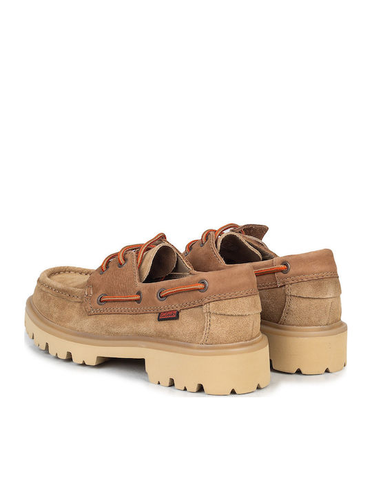 Mocasini Dama Boat Shoes în Culoare Verde
