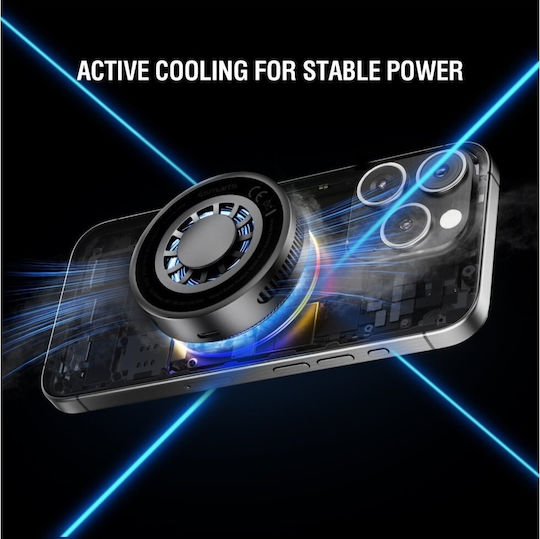 4Smarts Qi2 Wireless Charger 25W Power Delivery Gray Magsafe Charger Set With Cooling RGB