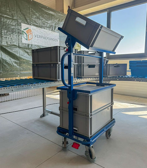 Variofit Lifting & Pulling Equipment Trolley for Load Weight up to 200kg in Blau Color