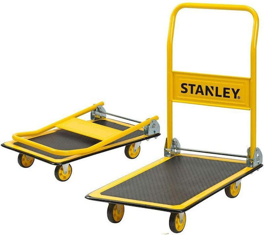 Stanley Количка за платформа Сгъваем за товар с тегло до 150кг в Жълт Цвят