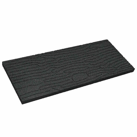 Step Stone 6 Pcs Black 60.5 X 25 X 2 Cm Rubber 42030078 Black