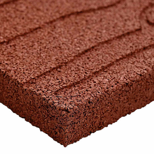 Step Stone 6 Pcs Red 60.5 X 25 X 2 Cm Rubber 42030079 Red