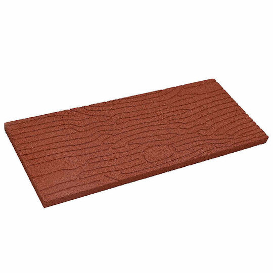 Step Stone 6 Pcs Red 60.5 X 25 X 2 Cm Rubber 42030079 Red