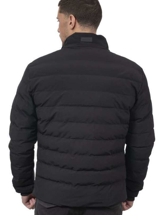 Winter Puffer Herren Jacke Schwarz