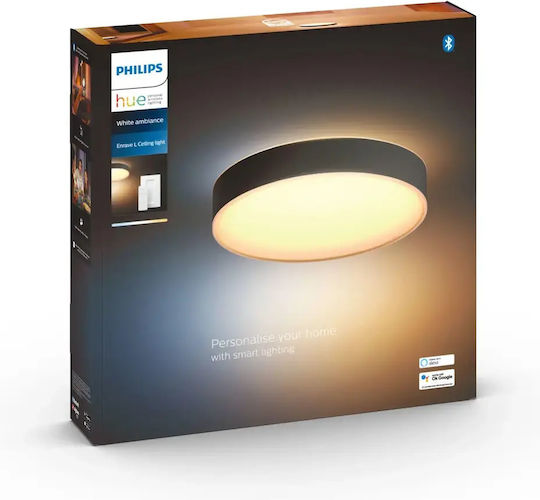 Philips Hue Smart Ceiling Light 84cm White with Integrated LED