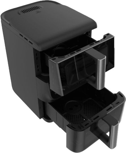 Cecotec Friteuză cu Aer cu Două Coșuri Detașabile 10l Negru 10000