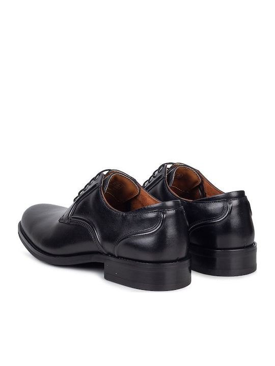 Handgefertigte Leder Herrenschuhe Schwarz