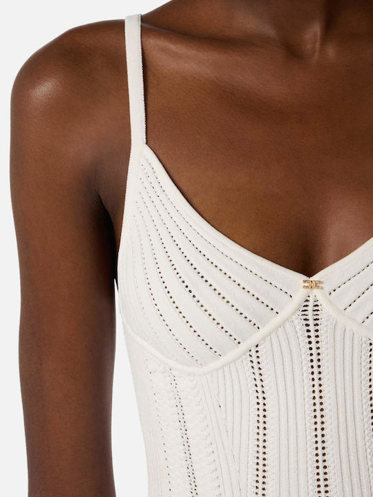 Elisabetta Franchi Women's Bodysuit Knit Openwork Bodysuit Bk85b62e2