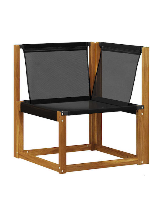 Ecksofa Outdoor aus Paletten mit Kissen 245x126.5x73cm