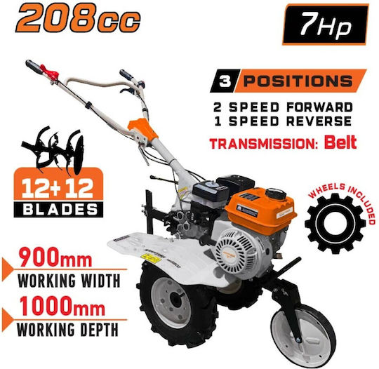 Nakayama Mb5800 În patru timpi Cultivator Benzină 7hp/208cc cu Pornire manuală