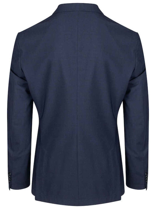 Men's Suit with Slim Fit Dark Blue