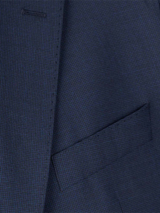 Men's Suit with Slim Fit Dark Blue