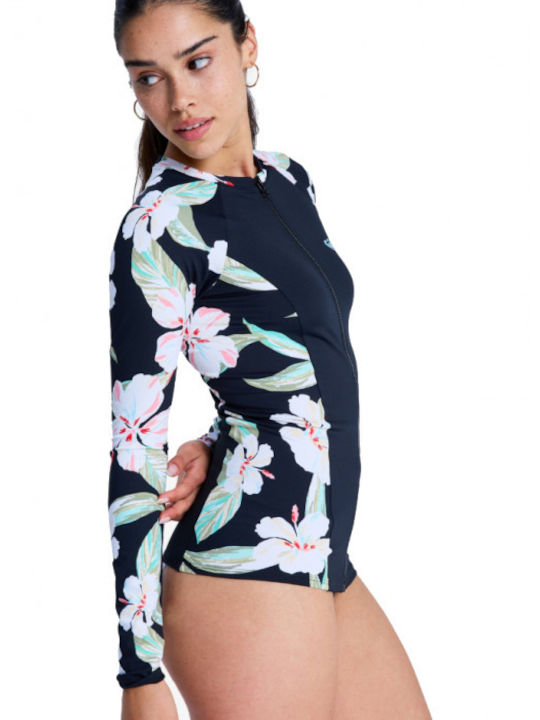 Quiksilver Αντηλιακή Μπλούζα Γκρι
