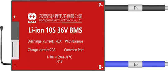 Lithium Battery Bms Dalyelec 10s 36v 40a