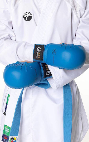 Tokaido Junior WKF Approved Karate Gloves Blue