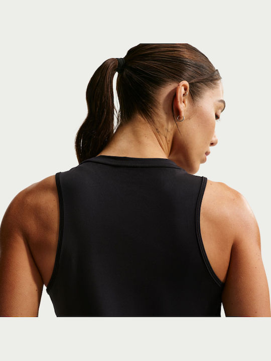 Women's Sleeveless Black Blouse