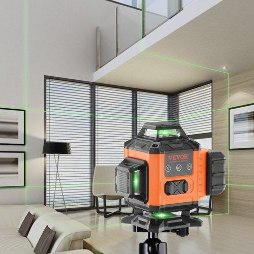 Vevor Self-leveling Linear Laser Level Green Beam with Working Range 30m