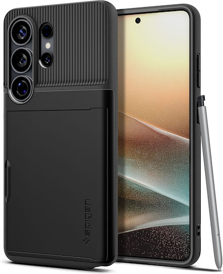Spigen Slim Armor CS Umschlag Rückseite Kunststoff / Silikon Schwarze Galaxy S26 Ultra